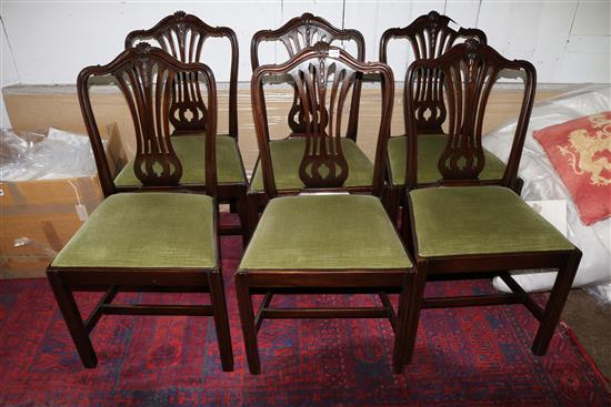 Set of 6 dining chairs